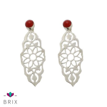 Red Stone Earrings