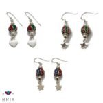 Coloured Balls earrings