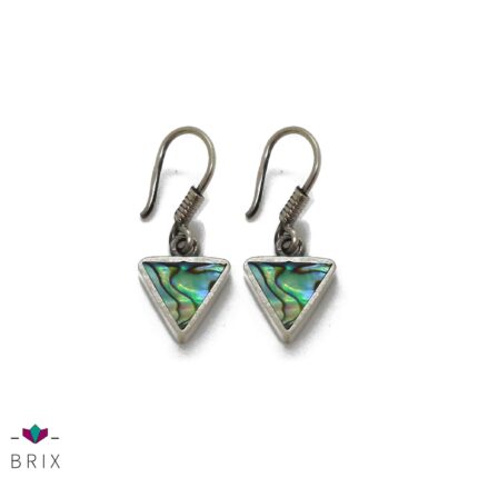 Seashell Triangle Earrings