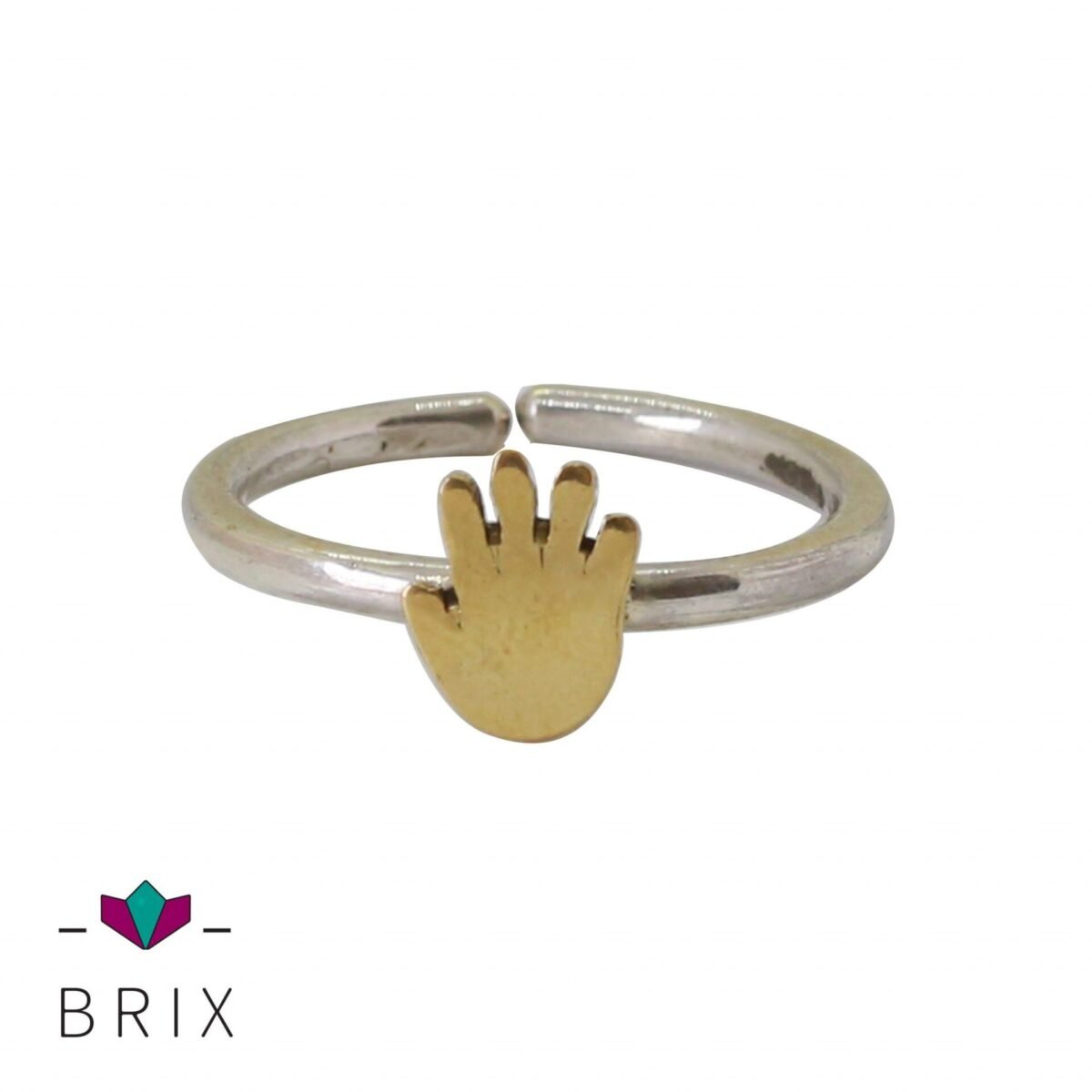 Golden Shapes Ring