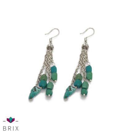 Dropped Turquoise Earrings