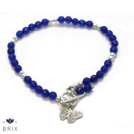 Royal Blue Butterfly Anklet