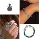 طقم مالاكايت قطعتين