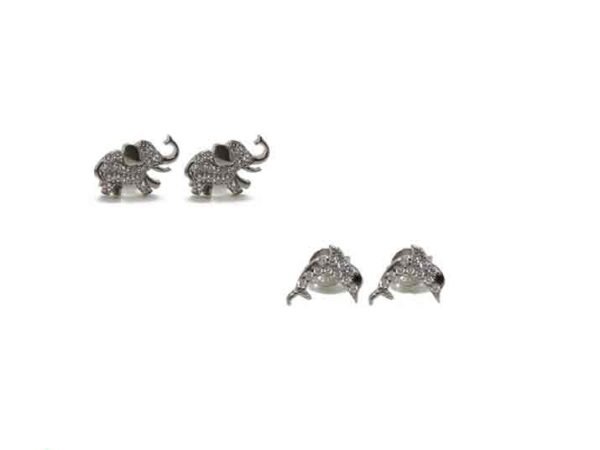 Tiny Zircon Earrings - 2 Shapes