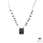Crystal Black Love Necklace