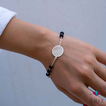 Black qol bracelet