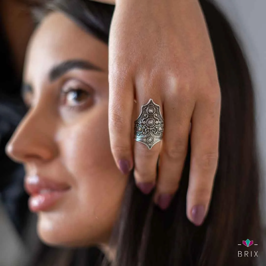 خاتم فضة نسائي عيار 925